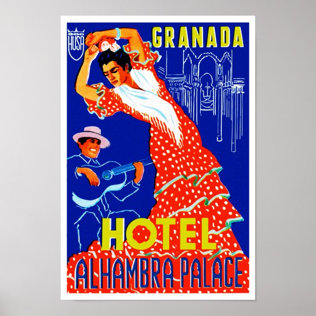 Póster Hotel Granada Alhambra (Frente)