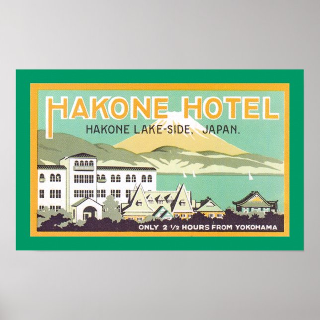 Póster Hotel Hakone (frontera) (Frente)