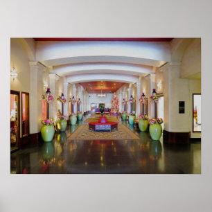 Póster Hotel hawaiano real