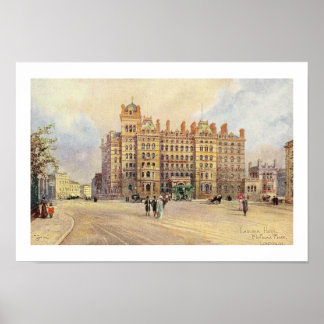 Póster Hotel Langham, Portland Place, Londres W.