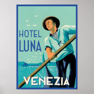 Póster Hotel Luna Venezia