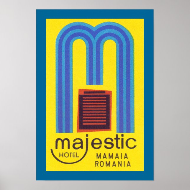 Póster Hotel Majestic: Mamaia, Rumania (Frente)
