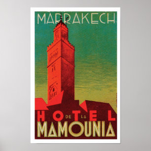 Póster Hotel Mamounia Marrakech