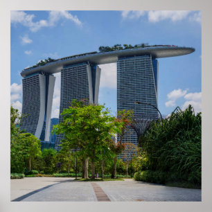 Póster Hotel Marina Bay Sands Singapur