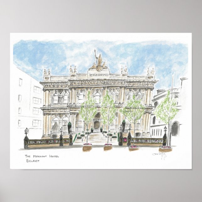 Póster Hotel Merchant Belfast (Frente)