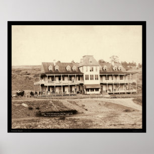 Póster Hotel Minnekahta in Hot Springs SD 1889
