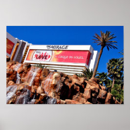 Póster Hotel Mirage Las Vegas Estados Unidos de América