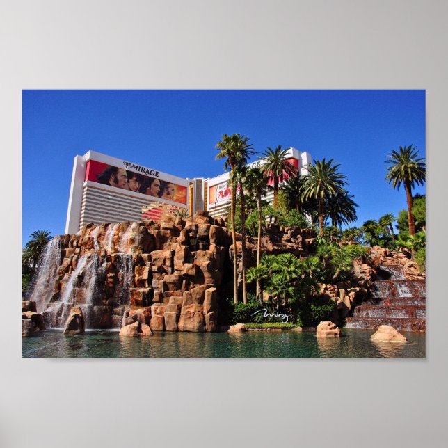 Póster Hotel Mirage Las Vegas Estados Unidos de América (Frente)