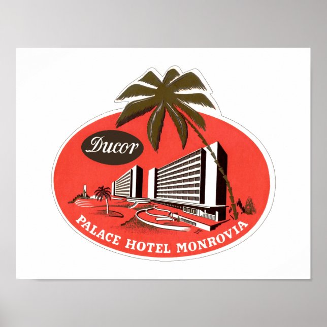 Póster Hotel Monrovia (Frente)