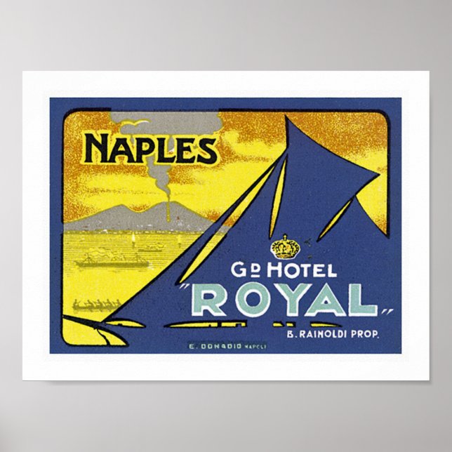 Póster Hotel Naples Grand Royal (Frente)