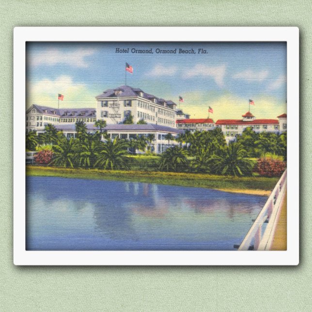 Póster Hotel Ormond en Ormond Beach Florida (Subido por el creador)