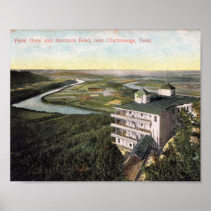 Póster Hotel Point, Mocasionn Bend, Chattanooga TN