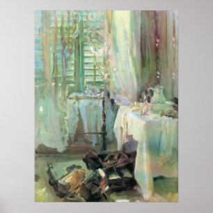 Póster Hotel Room by John Singer Sargent