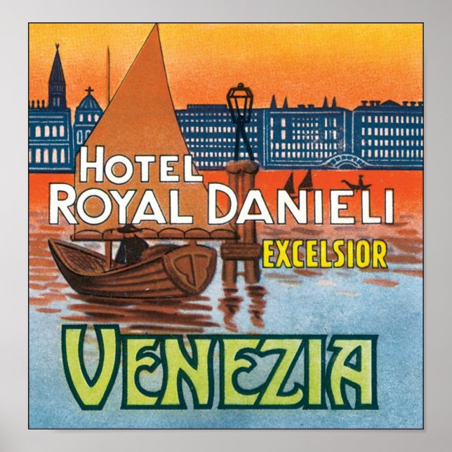 Póster Hotel Royal Danieli Excelsior Venezia (Frente)