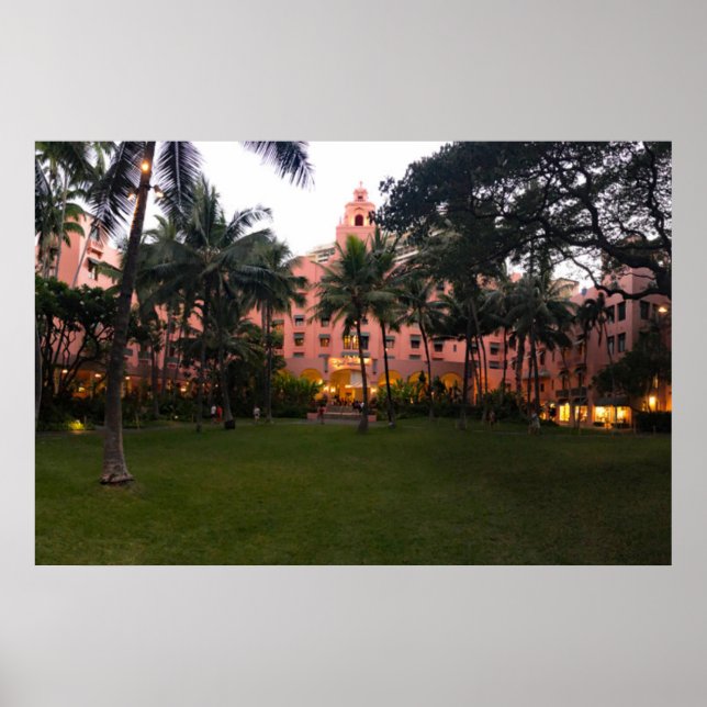 Póster Hotel Royal Hawaii (Frente)