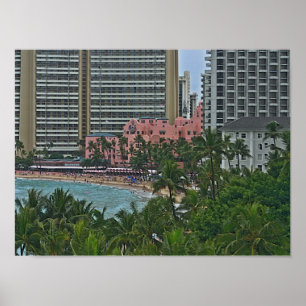 Póster Hotel Royal Hawaiian, Honolulu, Hawai'i