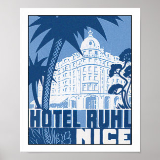 Póster Hotel Ruhl Nice