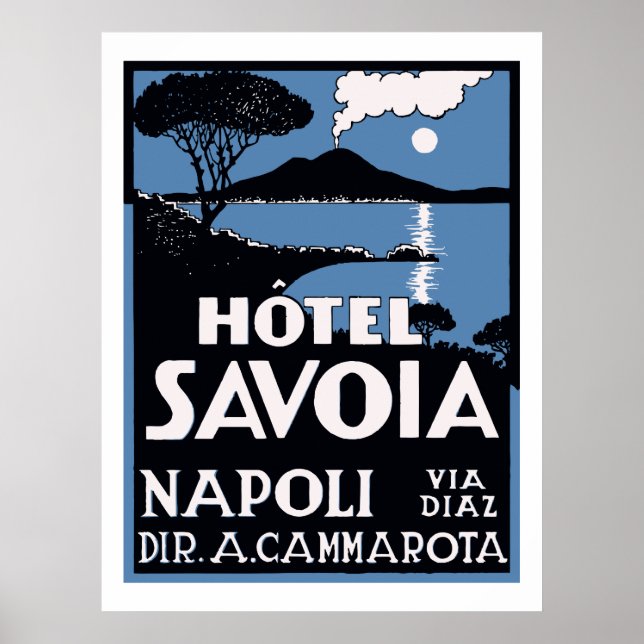 Póster Hotel Savoia (Napoli) (Frente)