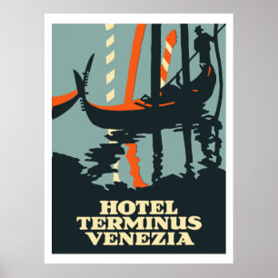 Póster Hotel Terminus Venezia (Italia)