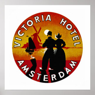 Póster Hotel Victoria Amsterdam