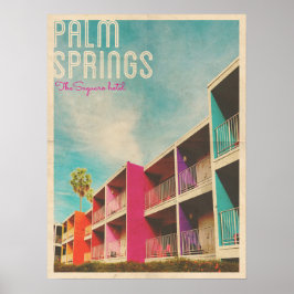 Póster Hotel Vintage Palm Spring