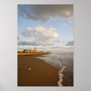 Póster Hoteles en South Padre Island, Texas, Estados Unid