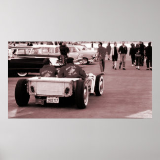 Póster Hotrodders de rock y rollo