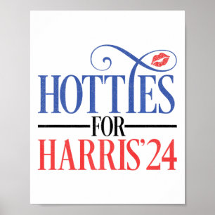 Póster Hotties For Harris 2024
