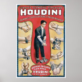 Póster Houdini ~ Artista de escape de esposas venecianas