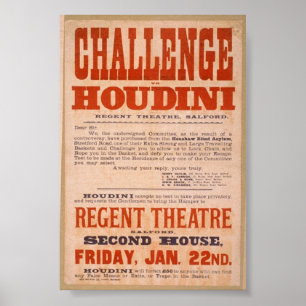 Póster Houdini Challenge