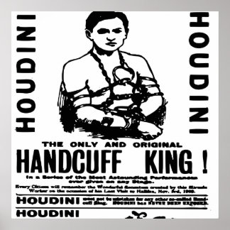 Póster Houdini en el Teatro del Palacio