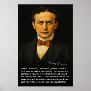 Póster Houdini: La obsesión por ser el primero