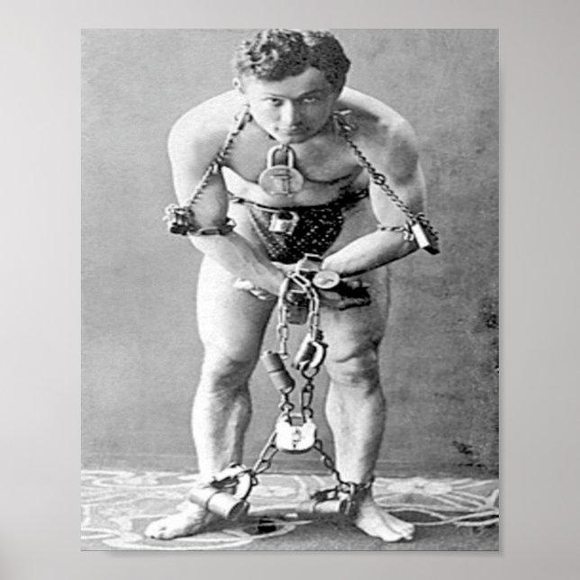 Póster Houdini Vintage (Frente)