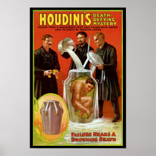 Póster Houdini's Death-Defying Mystery