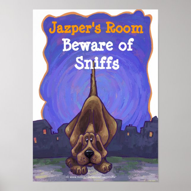 Póster Hound Dog Stationery (Frente)