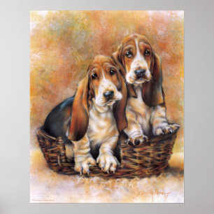 Póster Hounds Basset