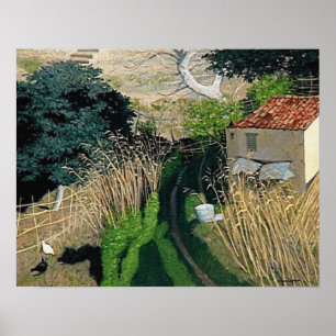 Póster House and Reeds - Felix Vallotton Poster