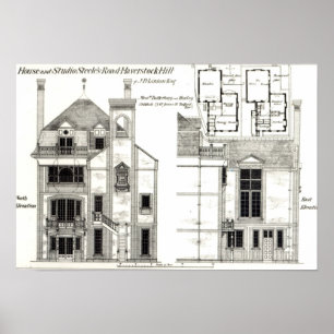 Póster House and Studio, Steele's Road, Haverstock