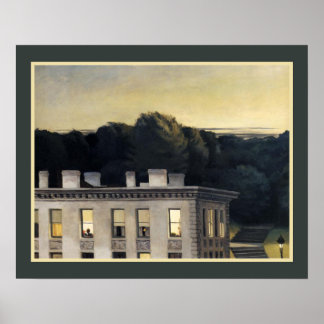 Póster "House at Dusk" 1935 por Edward Hopper