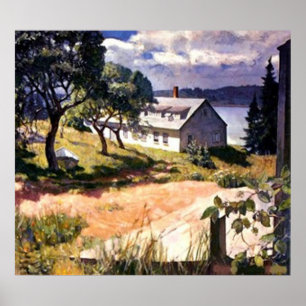 Póster House By The Lake - Print