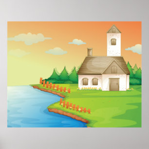 Póster House By The River