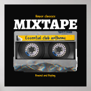 Póster House Classics Mixtape Club Anthems