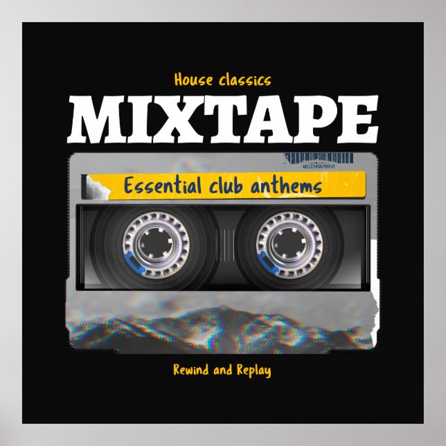 Póster House Classics Mixtape Club Anthems (Frente)