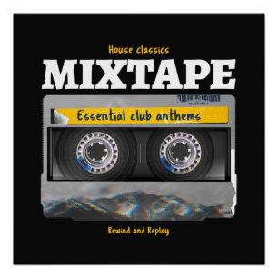 Póster House Classics Mixtape Club Anthems