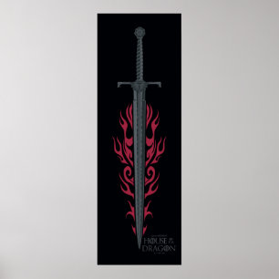 Póster HOUSE OF THE DRAGON King Viserys Flaming Sword