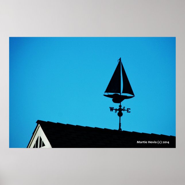 Póster House Sailboat Vane (Frente)
