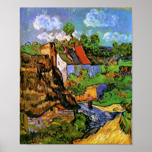 Póster Houses in Auvers Van Gogh Fine Art