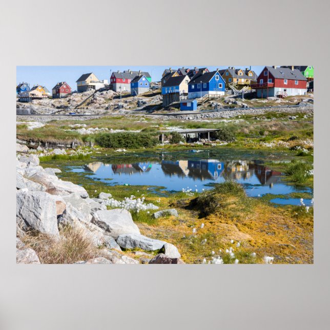 Póster Houses in Greenland (Frente)