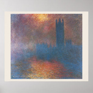 Póster Houses of Parliament, London by Claude Monet
