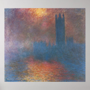 Póster Houses of Parliament, London by Claude Monet